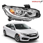 Halogen LED DRL Headlight for Honda Civic (2016–2021) Passenger Side