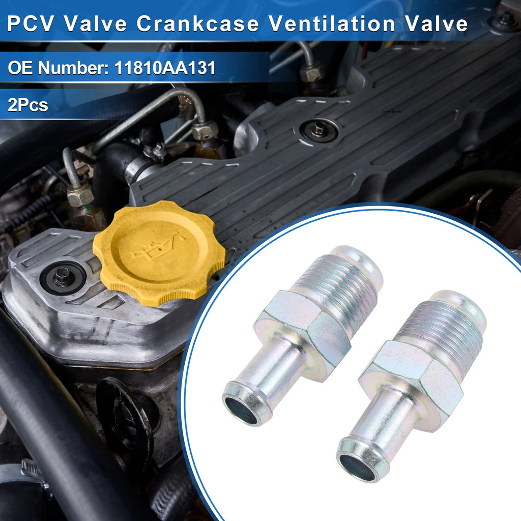 Set of 2 PCV Valves for Subaru Outback 2.5L (2013–2019) 11810AA131