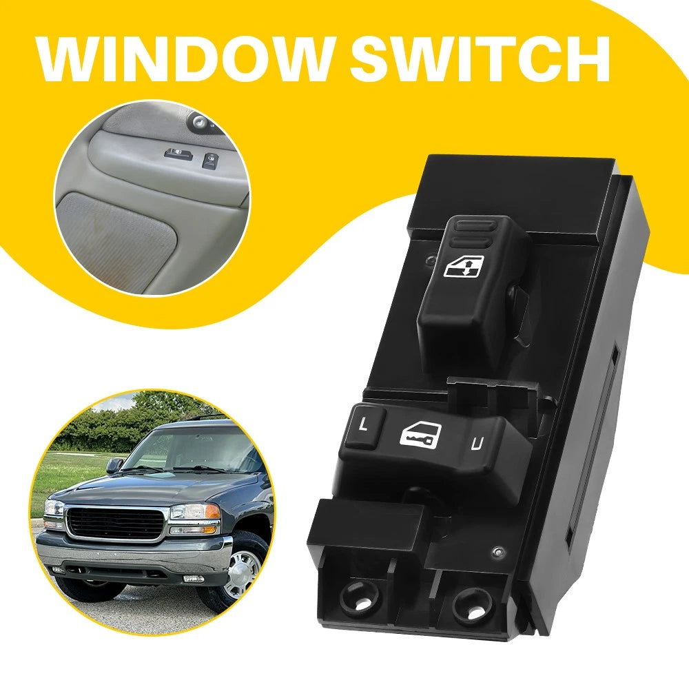 Power Window Door Lock Switch for Chevy Tahoe GMC Yukon (2000–2002)
