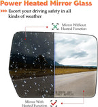 Right Side Heated View Mirror Glass for Ford F-150 (2004–2014)