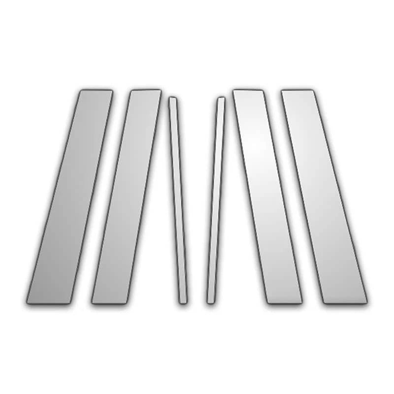 6Pc Chrome Pillar Post Covers for 92-97 Cadillac Seville - P1437
