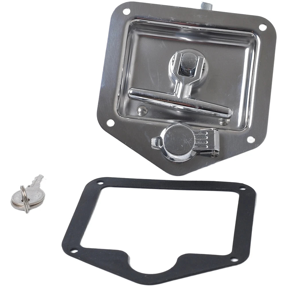 Folding T Handle Lock for Trailer RV Truck (304 Stainless Steel)