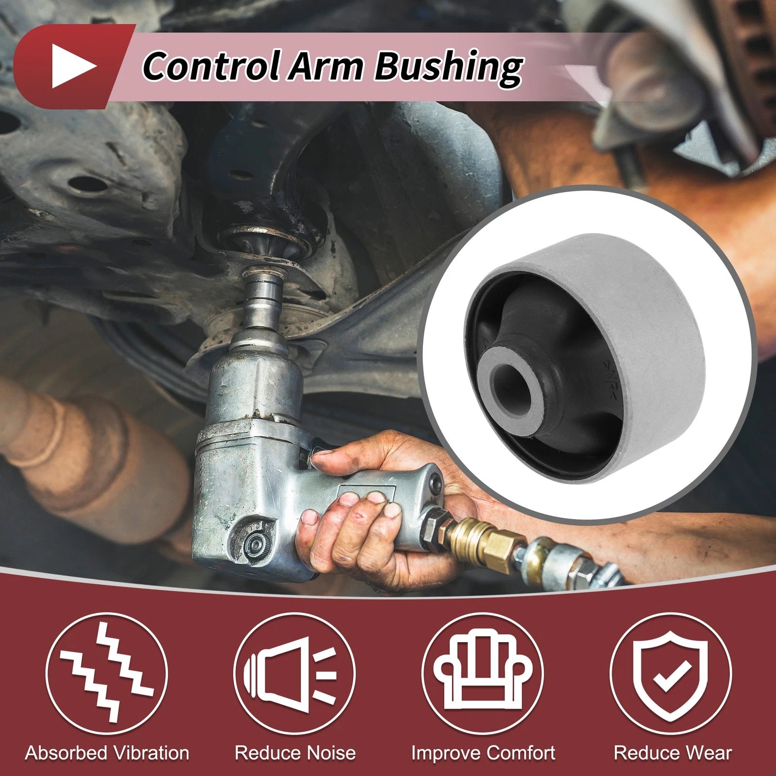 Front Lower Control Arm Bushing No. 5458417000 for Hyundai Elantra Tiburon (2003–2006)
