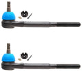 Set of 2 Outer Steering Tie Rod Ends for Buick Chevy GMC Pontiac
