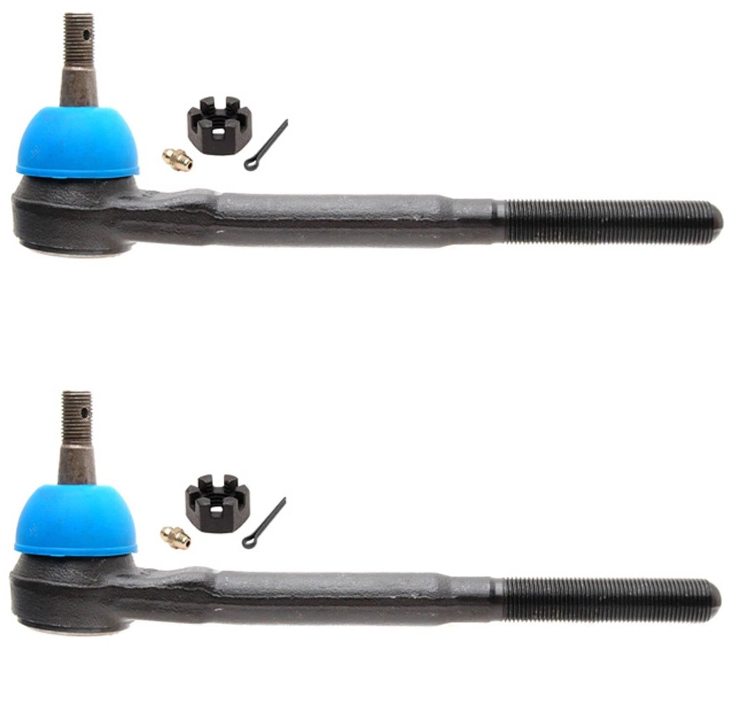 Set of 2 Outer Steering Tie Rod Ends for Buick Chevy GMC Pontiac