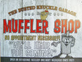Tin Metal Sign for Garage Welder Exhaust Lincoln (1624)
