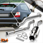 4" Rolled Tip Muffler Racing Catback Exhaust for Honda Civic Si EP3 (2002–2005)