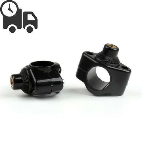 Set of 2 Windshield Mounting Hardware Handlebar Clamps for