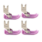 Set of 4 MT-18 Extra Thin Precise Presser Feet for Industrial Sewing Machine