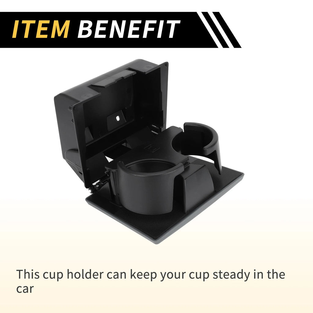Cup Holder for Ford F-250 F-350 F-450 F-550 (2008–2016) Coin Holder Gray