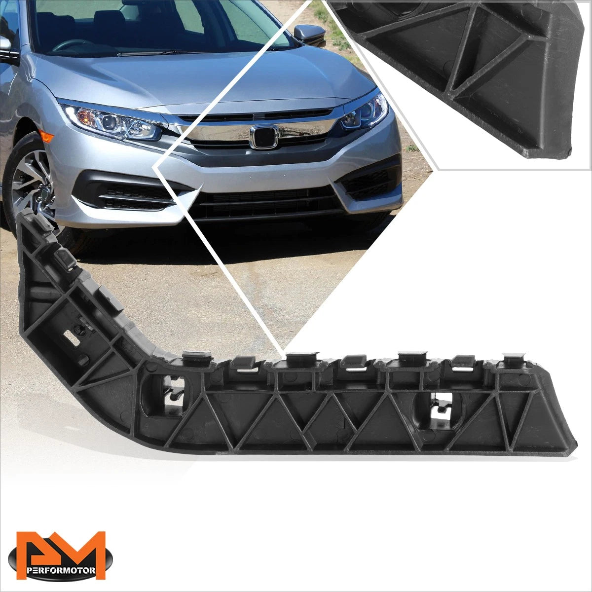 Bumper Cover Retainer Support Bracket for Honda Civic (2016–2021)