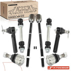 Set of 8 Front Sway Bar Tie Rod Ball Joints for Ford Mustang (1994–2004)