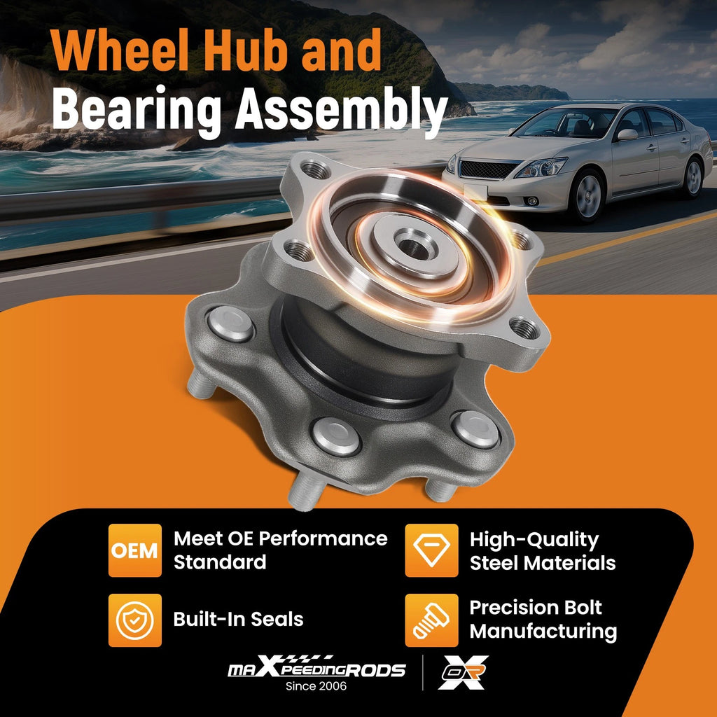 Rear LH RH Wheel Hub Assembly for Nissan Altima Maxima Quest (2002–2009) WE60567