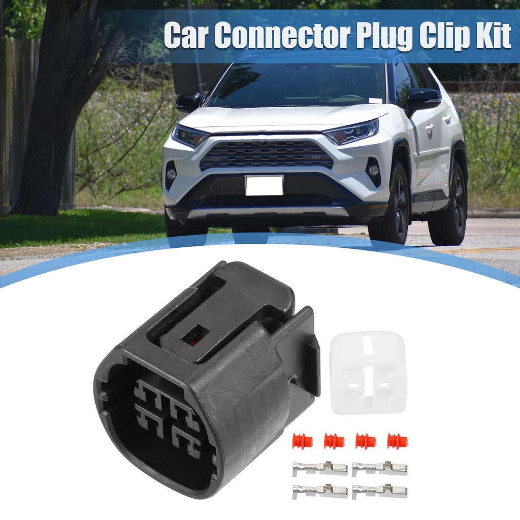 Set of 4 Alternator Connector Adapter Plug Clips for Toyota (No. 9098011964)