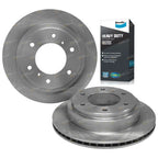 2x Rear Brake Rotors & Pads for Mitsubishi Pajero NM NP NS (2000-2008)