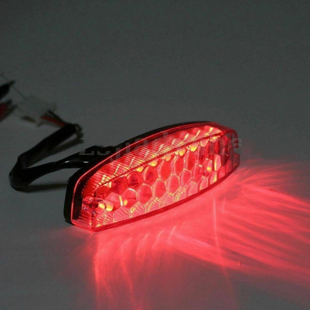 12V Rear LED Tail Brake Light for 50cc 70cc 90cc 110cc 125cc ATV Quad Bike