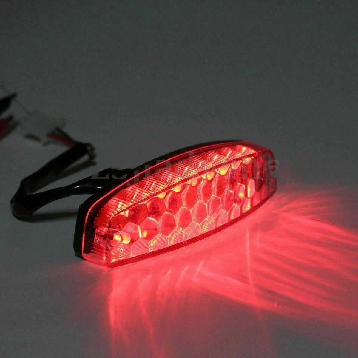 12V Rear LED Tail Brake Light for 50cc 70cc 90cc 110cc 125cc ATV Quad Bike