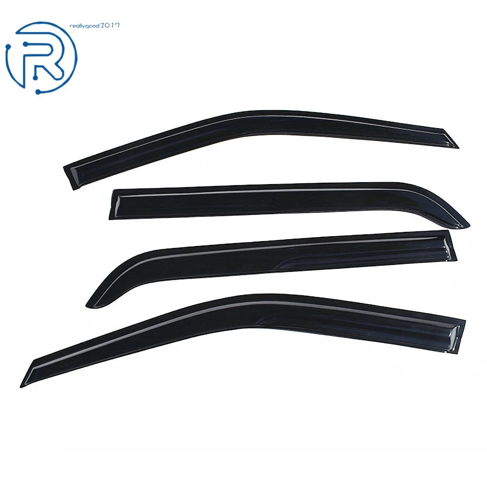 Window Visors Rain Guards for Ford Explorer (2016–2019) Dark Smoke