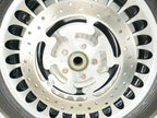 17x3 Front Wheel Rim with Rotors for Harley Touring (2009–2023) - Polished/Black
