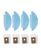 8 Pieces Mop Cloth and Dust Bag Set for Laresar L6 Nex