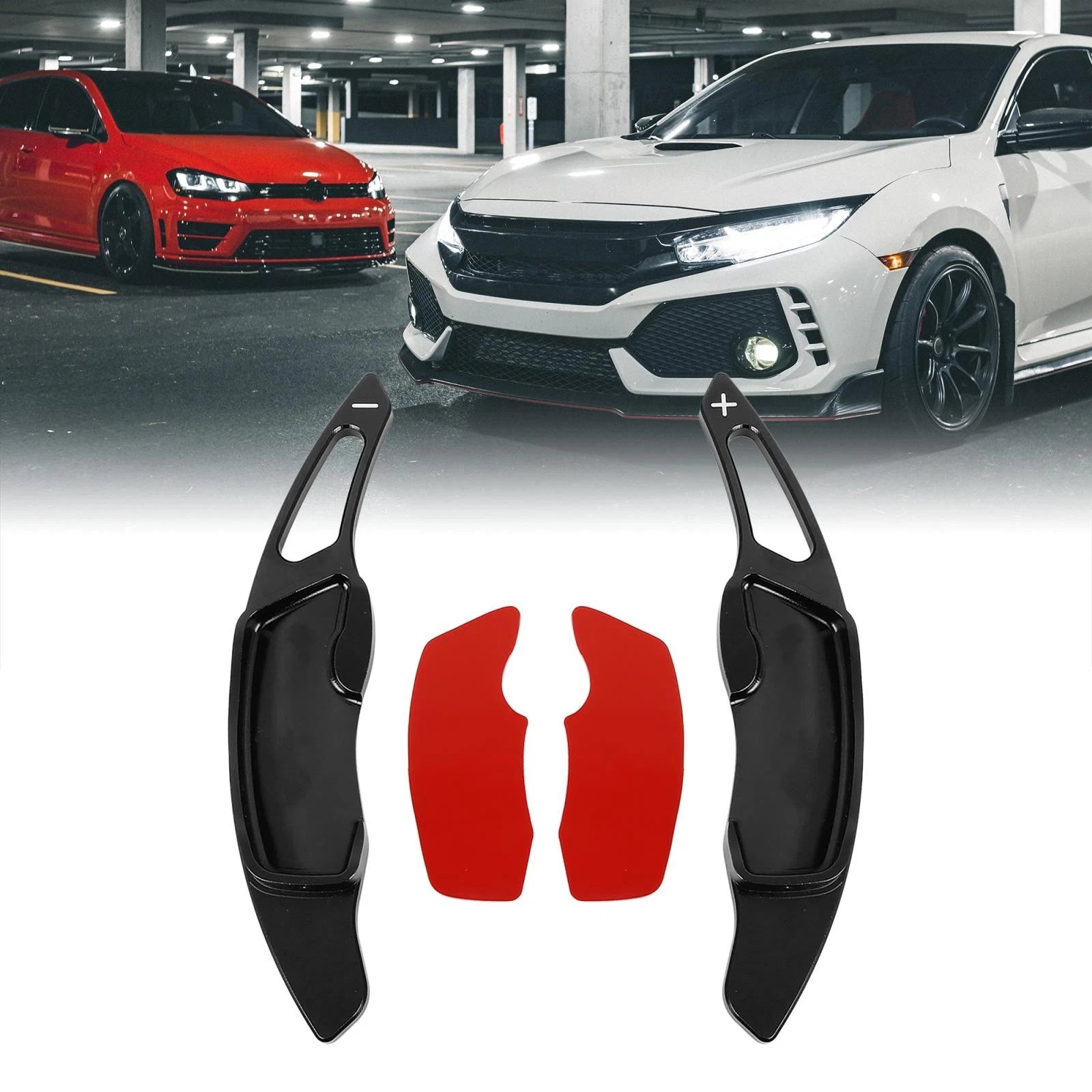 Pair Aluminum Alloy Black Shift Paddle for Subaru BRZ, Forester (2013–2021)