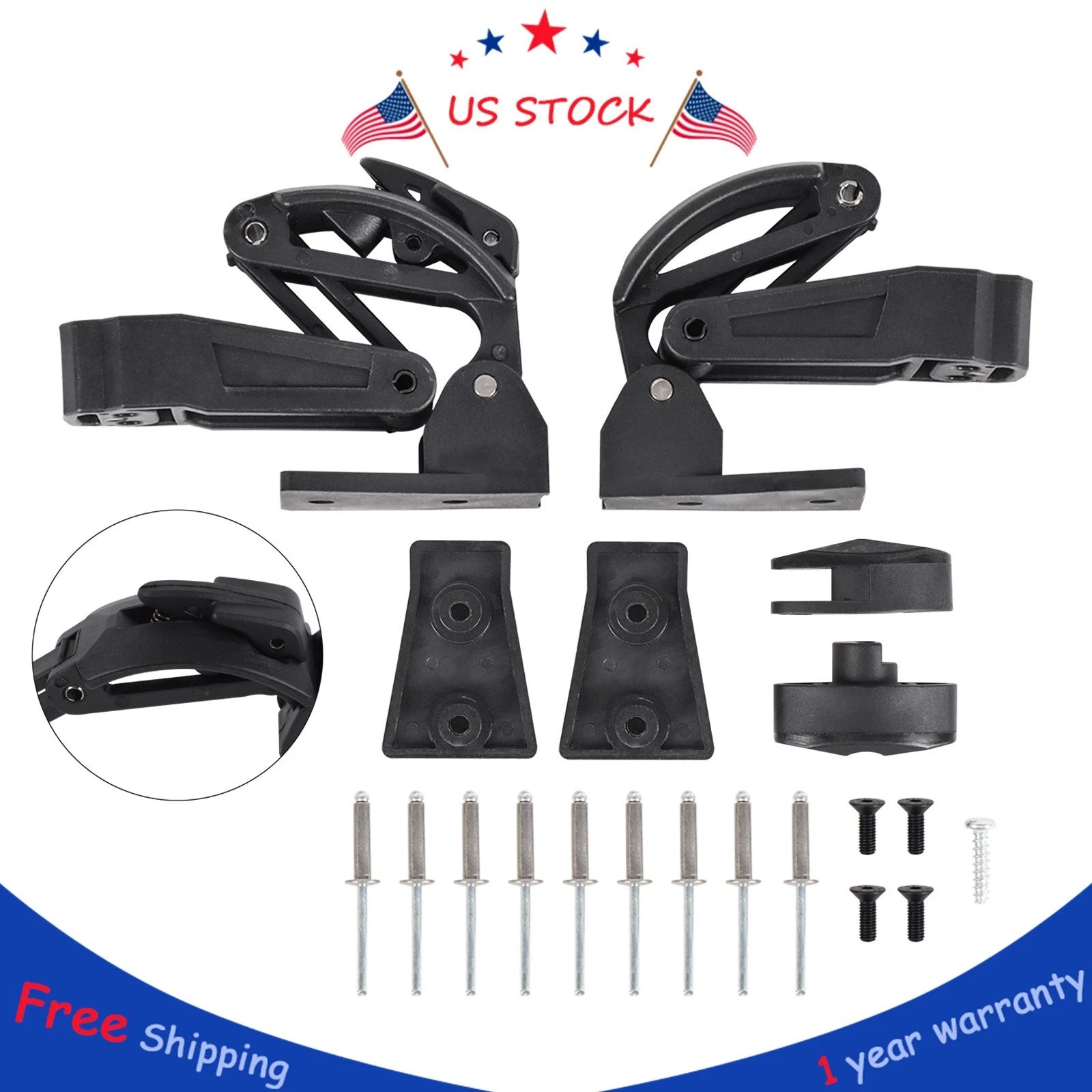 Window Latch Hardware Kit for Polaris Ranger (2023–2026)
