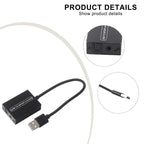 USB Audio Converter for Gaming Computers and Speakers (3.5mm, Optical)