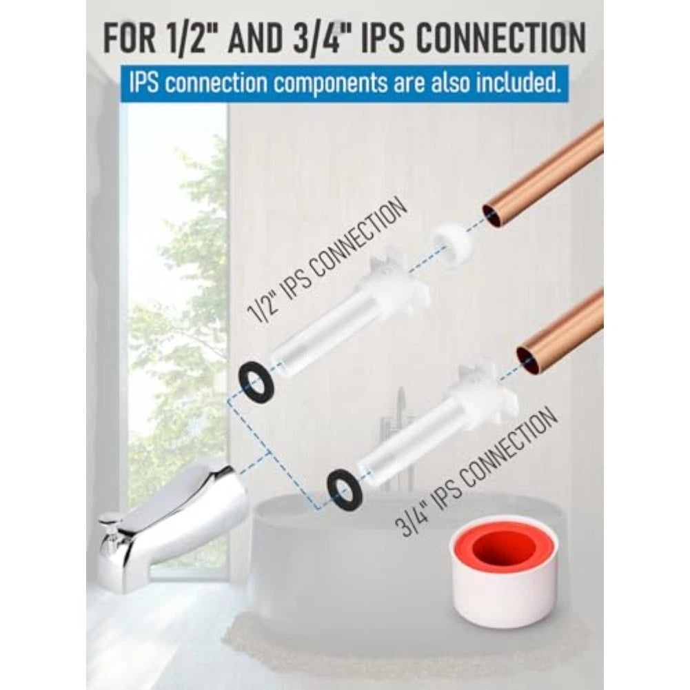 7 in 1 Tub Spout Adapter Kit for Faucet Installation