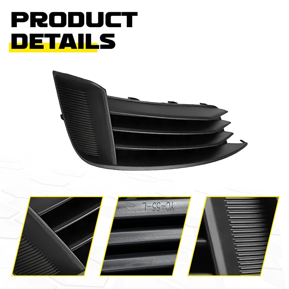 Front Bumper Lower Left Side Black Grill for Audi A3 S3 (2013-2017)