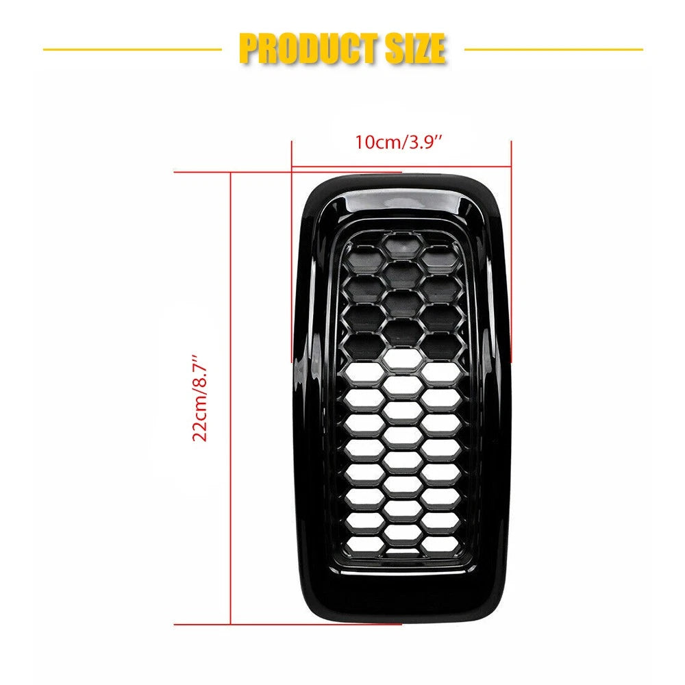 Set of 7 Front Grill Mesh Covers for Jeep Cherokee (2014-2018)