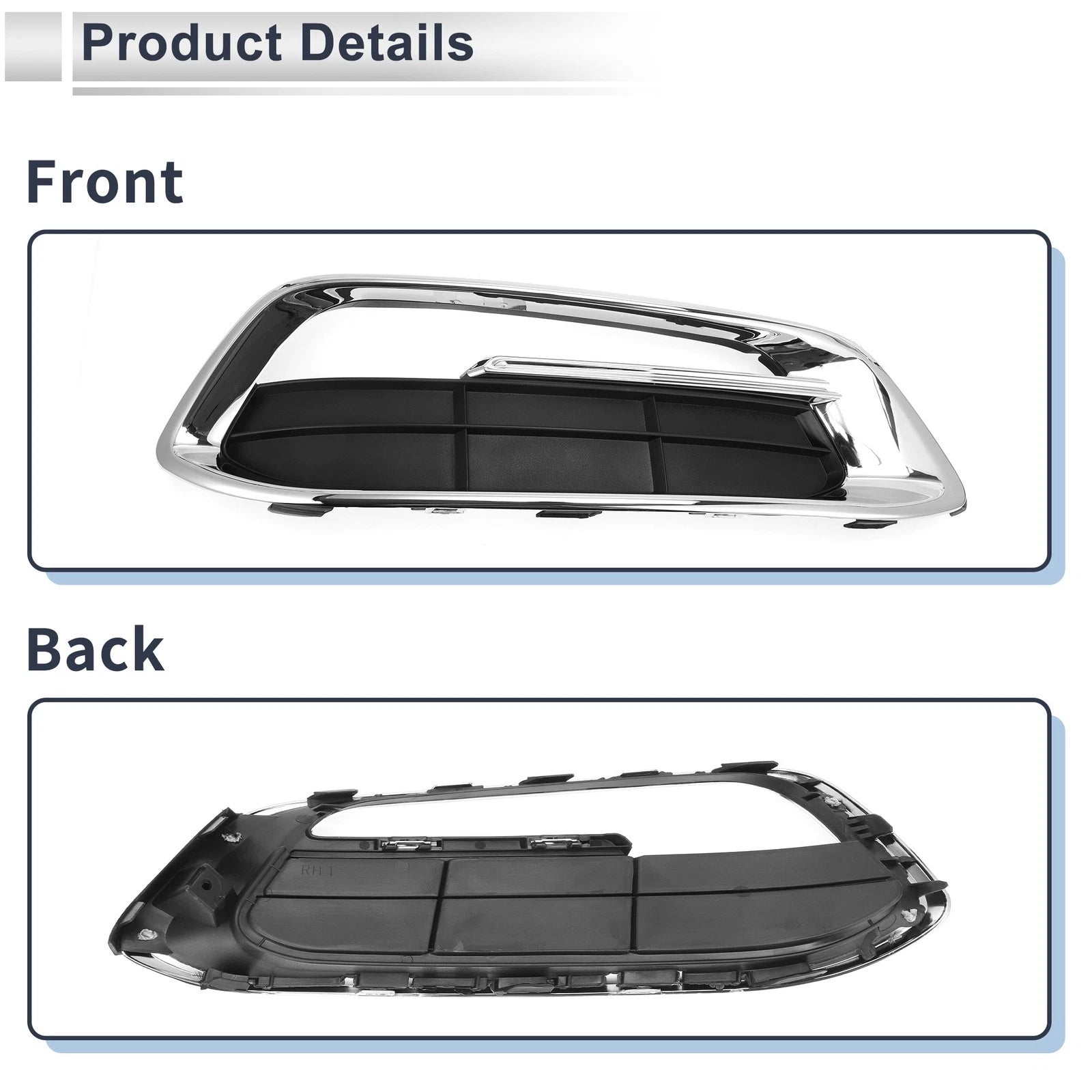 1 Pc Fog Light Grill for Ford Taurus (2015–2018) No.GR2B15A298DA