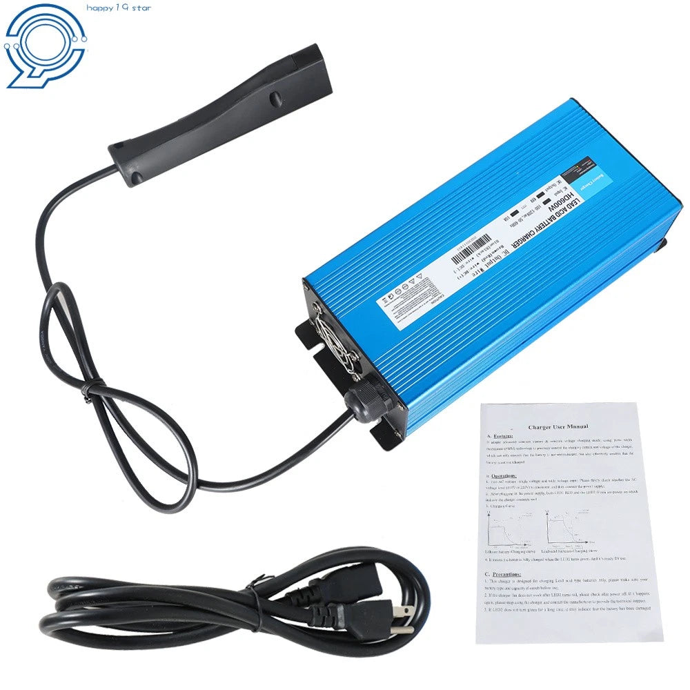 10 Amp Battery Charger for E-Z-Go RXV Golf Carts (48 Volt)