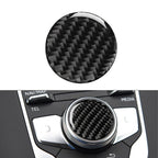 Carbon Black Multi-Media Control Knob Cover Trim for Audi A3 8V (2014–2019)