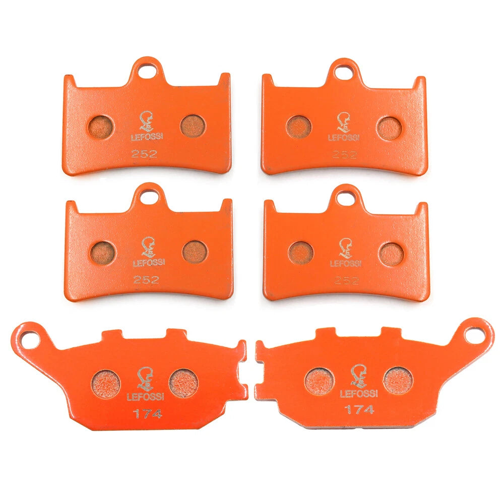 Brake Pads FA252 FA174 for Yamaha YZF R6 600 (2003–2015), YZF R1 1000 (2004–2006), FZ6