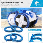 4X Front Rear Tyre for Hayward Aquanaught Pool Cleaner (896584000-143)