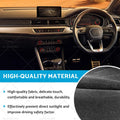 Non-Slip Dash Mat for Audi Q3 8U Series (2012–2018) Dashboard Cover Black