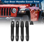 Car Door Handle Cover Trim for Toyota Corolla Sedan (2003–2010) | Carbon Fiber Black