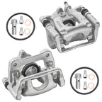 Rear Left Right Disc Brake Calipers and Brackets for 2016–2021 Mazda 6 2.5L