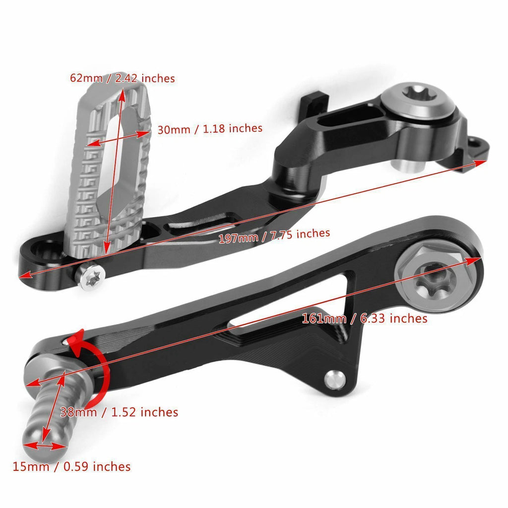 Adjustable Shift Foot Lever & Brake Pedal Set for BMW R1250 GS (2019–2023)