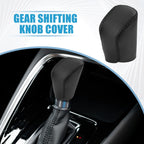 Gear Shifting Knob Cover Trim for Lexus GS 300 (2018-2019) Faux Leather Black