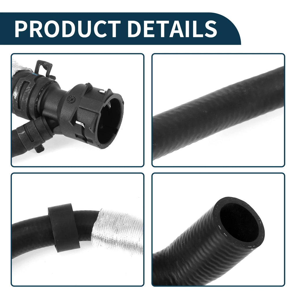 Radiator Hose Coolant Pipe for Volkswagen Tiguan 2.0L (2009–2017) No. 5N0121157F