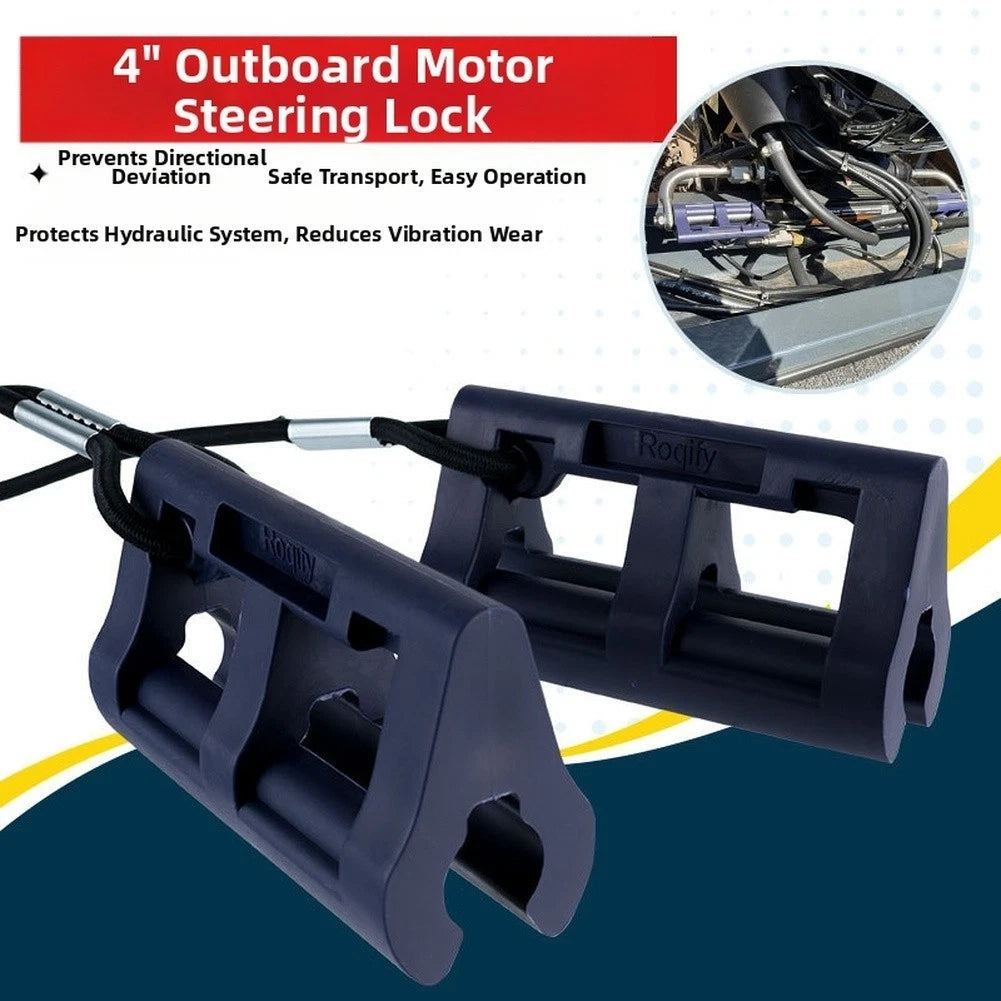 4 Inch Outboard Motor Hydraulic Rudder Lock Steering Lock for Secure Transport