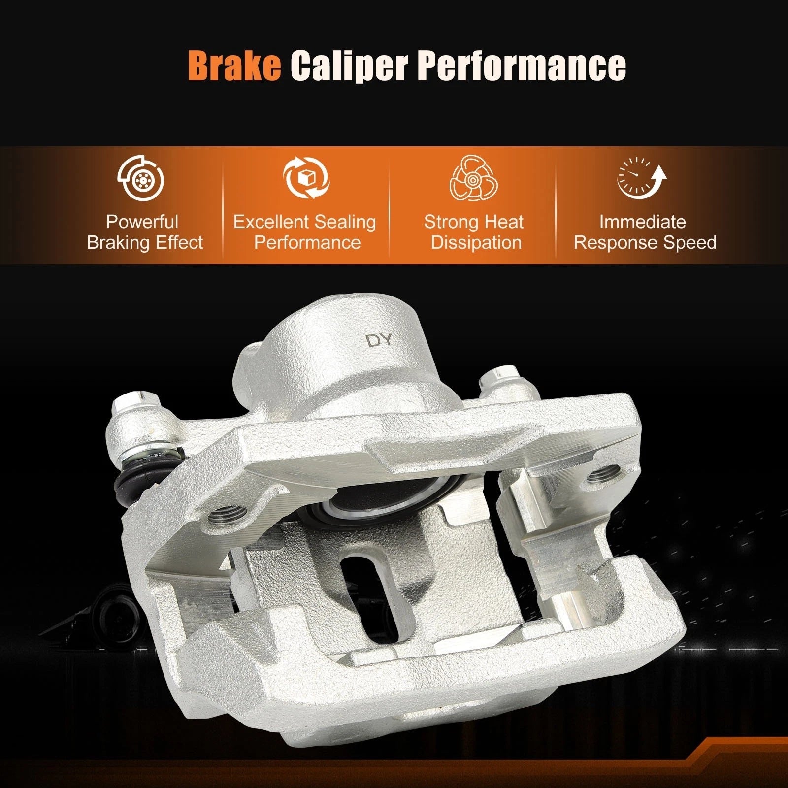 Pair Rear Brake Calipers for Ford Edge (2007-2010)