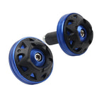 Blue Front Fork Frame Slider Crash Protector for Yamaha TMAX530 (2015-2022)