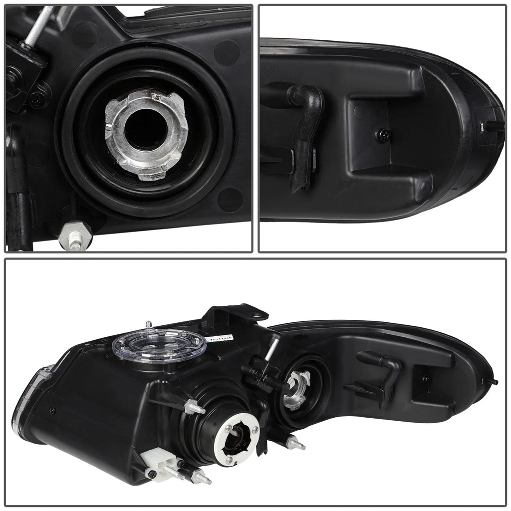 Projector Headlights for Dodge Grand Caravan/Voyager (1996–1999) Smoked/Clear