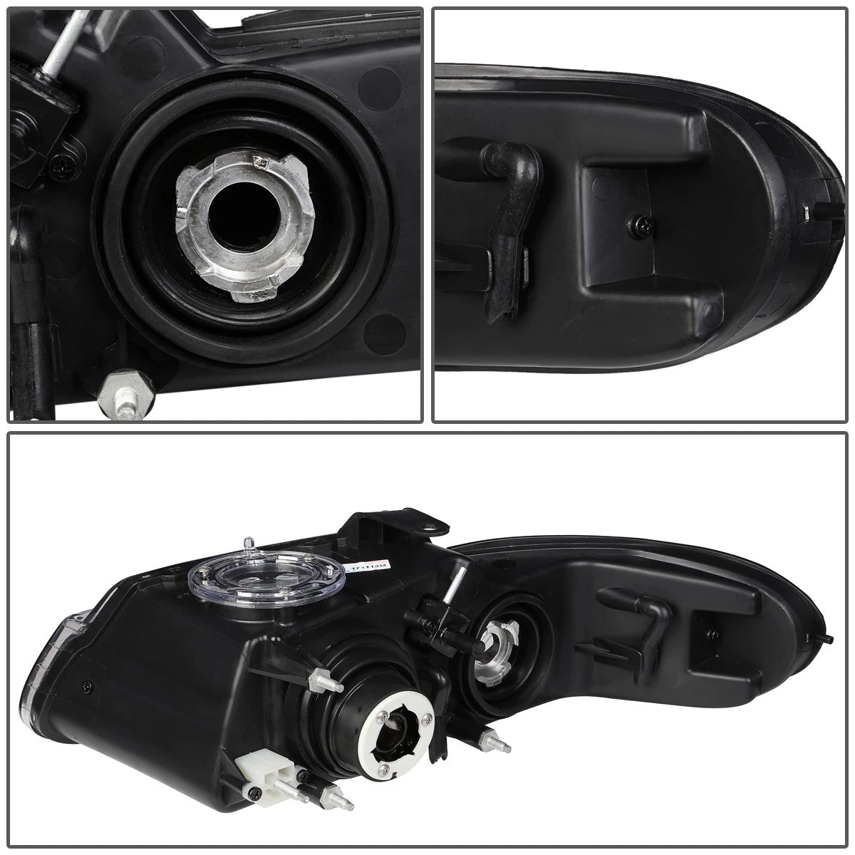 Projector Headlights for Dodge Grand Caravan/Voyager (1996–1999) Smoked/Clear