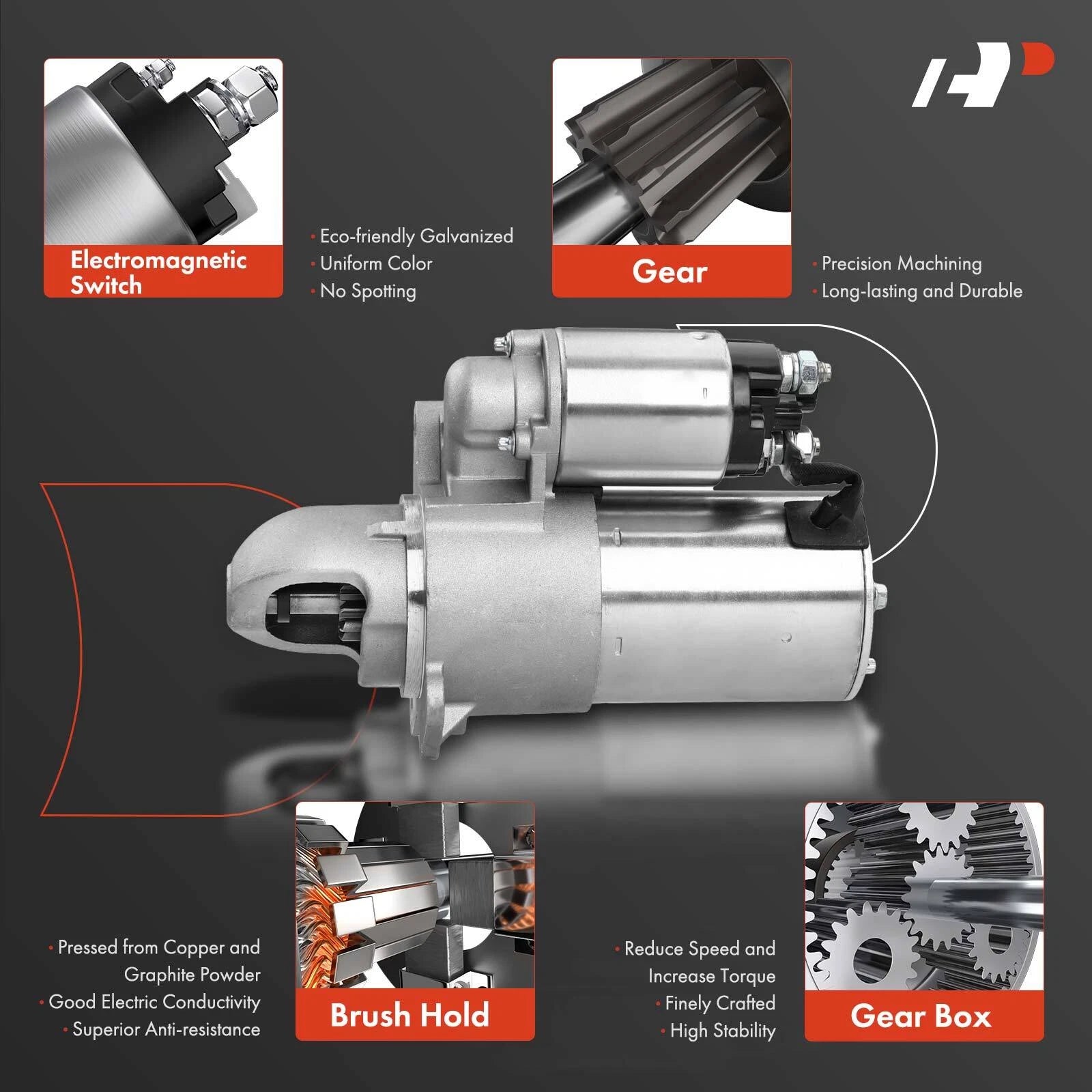 Starter Motor for Buick LaCrosse (2005) & Cadillac CTS/SRX (2004–2005)