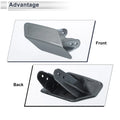 Washer Nozzle Cover Cap Front Right Bumper Headlight for BMW 320i Grey