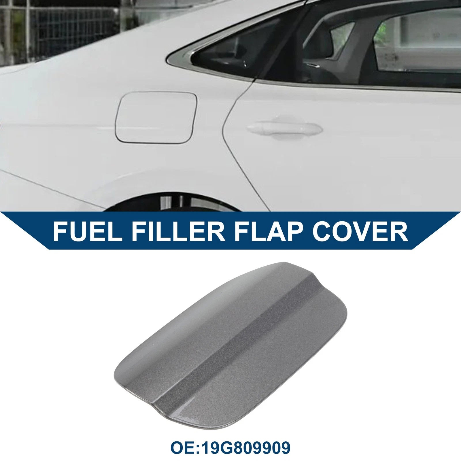 Fuel Tank Door Cap for Volkswagen Jetta A4 Bora (2019–2023) Gold Tone