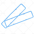 2X Valve Cover Gasket for Chevy SBC 283 305 327 350 (1960–2002)